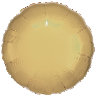 Standard Metallic White Gold Round Foil Balloon C16 Packaged 43 cm Standard Metallic White Gold Round Foil Balloon C16 Packaged 43 cm