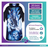 Child Costume Sustainable Neon Reaper Age 3-4 Years