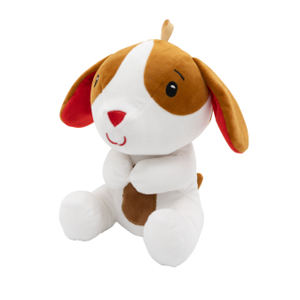 2-in-1 plush toy balloon weight dog with loop, 21cm, 170g 2-in-1 plush toy balloon weight dog with loop, 21cm, 170g