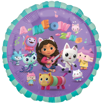 Standard Gabby's Dollhouse Foil Balloon S60 packaged 43cm Standard Gabby's Dollhouse Foil Balloon S60 packaged 43cm