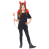 Kids Accessory Kit Foil Devil Wings with Headband and Trident