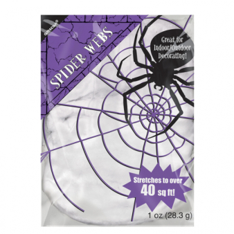 Spiderweb Halloween White Plastic 28.3 g