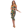Adult Costume Hawaii Dress Black Size XL