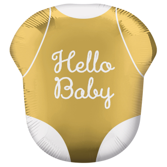 SuperShape Hello Baby Foil Balloon P40 Packaged 55 cm x 60 c