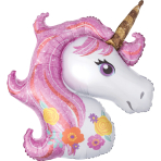 SuperShape Magical Unicorn Foil Balloon P35 Packaged 83 cm x 73 cm