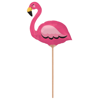 Mini Shape Flamingo Foil Balloon A30 Airfilled 27 cm x 27 cm Mini Shape Flamingo Foil Balloon A30 Airfilled 27 cm x 27 cm