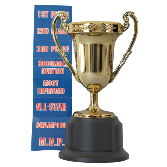 Trophy Plastic Personalizable 12.5 cm