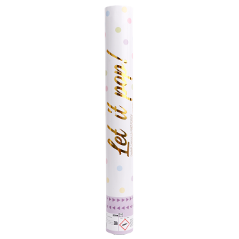 Confetti Cannon Multicolor Round Pastel Paper 40 cm Confetti Cannon Multicolor Round Pastel Paper 40 cm
