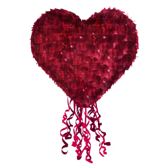 Pull Pinata Heart Everyday Love Paper / Foil / Plastic 40 x 40.5 x 10 cm Pull Pinata Heart Everyday Love Paper / Foil / Plastic 40 x 40.5 x 10 cm