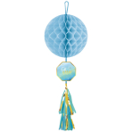 Honeycomb Decoration with Tassel Oh Baby Boy Paper 74.9 cm