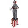 Animatronic Standing Clown on Stage 50 cm x 50 cm x 1.8 m