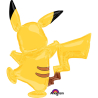 AirWalker Pikachu Foil Balloon P93 Packaged 132 cm x 139 cm