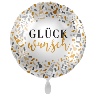 Standard Hello Glückwunsch Foil Balloon PL40 Packaged 45 cm