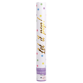 Confetti Cannon Multicolor Round Paper 40 cm Confetti Cannon Multicolor Round Paper 40 cm