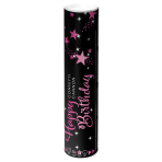 Confetti Cannon Starlight Birthday Pink 28 cm