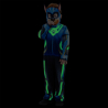 Child Costume Paw Patrol Movie - Chase (Glow in the Dark) Age 3-4 Years