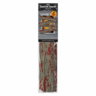 4 Window Boards Halloween Plastik 69 x 14 cm