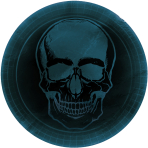 8 Plates Boneshine Fever Round Paper 23 cm