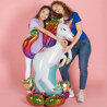 AirLoonz Unicorn Foil Balloon P71 Packaged 83 cm x 139 cm