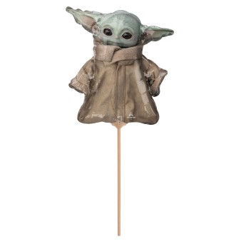 Mini Shape Star Wars Mandalorian Child Foil Balloon A30 Airfilled 25 cm x 27 cm Mini Shape Star Wars Mandalorian Child Foil Balloon A30 Airfilled 25 cm x 27 cm