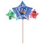 Mini Shape PJ Masks Foil Balloon A30 Airfilled 43 cm x 22 cm