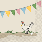 16 Napkins Farm Party 25 cm x 25 cm