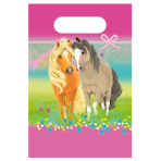 8 Pretty Pony Loot Bags Paper 23.4 x 16.2 cm