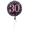 Standard Holographic Celebration 30 Foil Balloon S55 Packaged 43 cm