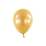 100 Latex Balloons Decorator Metallic Gold 12 cm / 5"