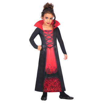 Child Costume Sustainable Rose Vampiress Age 3-4 Years Child Costume Sustainable Rose Vampiress Age 3-4 Years