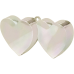 Balloon Weight Double Heart Iridescent 170 g/6 oz