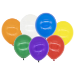 10 Latex Balloons Crystal assorted 27.5 cm / 11"