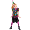 Child Costume Funhouse Clown Girl Age 8-10 Years