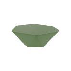 6 Bowls Vert Decor Hexagonal Dark Green 15.8 x 13.7 cm