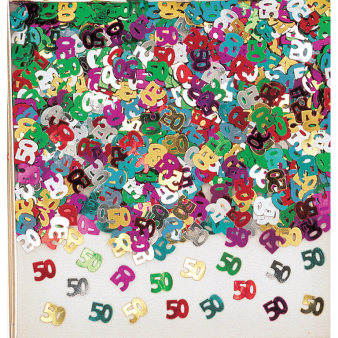 Confetti 50 Multicolour Foil 14 g Confetti 50 Multicolour Foil 14 g