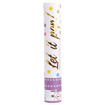 Confetti Cannon Multicolor Round Paper 28 cm Confetti Cannon Multicolor Round Paper 28 cm