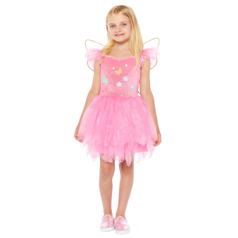 Child Costume Pink Fairy Age 3-4 Years