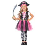 Child Costume Sparkly Pirate Age 3 - 4 Years