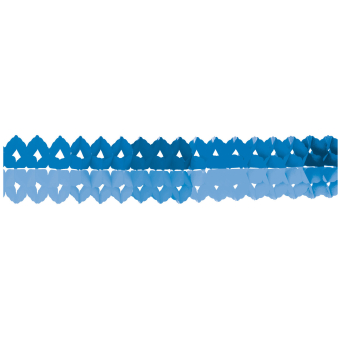 2 Garlands Mini Sky Blue Paper 8 x 200 cm 2 Garlands Mini Sky Blue Paper 8 x 200 cm