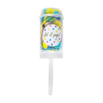 Party Popper Push Pop Paper Round Multicolor Pastel