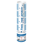 Confetti Cannon paper rectangular white/blue