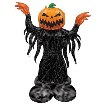 AirLoonz Pumpkin Head Foil Balloon P71 Packaged AirLoonz Pumpkin Head Foil Balloon P71 Packaged
