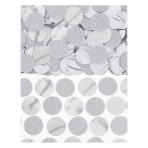 Confetti Circles Glitter Silver Foil / Paper 63 g