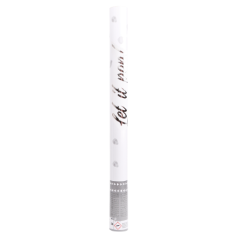 Confetti Cannon Rose Petalls White Paper 60 cm Confetti Cannon Rose Petalls White Paper 60 cm