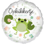 Standard - Opkikkertje voor jou Frog - DUT Foil Balloon RP40 Packaged 45 cm