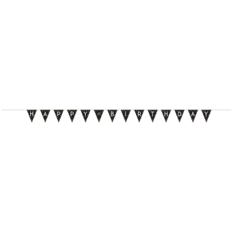 Pennant Banner Sparkling Celebrations Gold Personalizable Foil 396.2 x 20.4 cm Pennant Banner Sparkling Celebrations Gold Personalizable Foil 396.2 x 20.4 cm