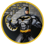 8 Plates Batman Round Paper 23 cm
