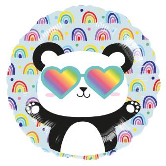 Standard Happy Panda Foil Balloon C40 Packaged 43 cm Standard Happy Panda Foil Balloon C40 Packaged 43 cm
