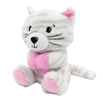 2-in-1 plush toy balloon weight cat with loop, 21cm, 170g 2-in-1 plush toy balloon weight cat with loop, 21cm, 170g