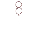 Sparkler Number 8 Rose Gold 14.5 cm 30-60 Seconds